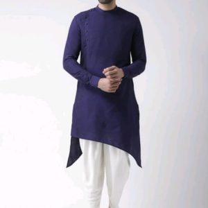 Blue White Kurta