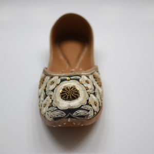Floral Resham Jutti Flats - Image 5