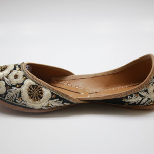 Floral Resham Jutti Flats - Image 2
