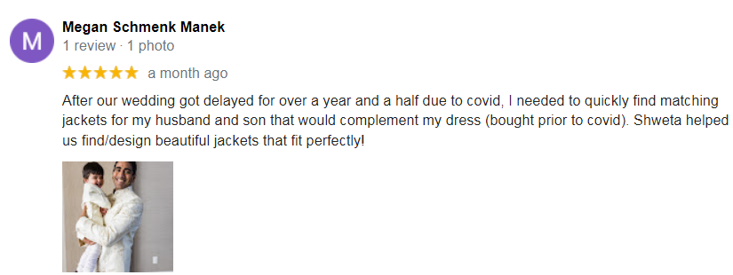 Google Review - Megan