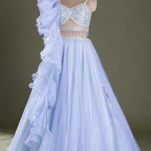 Bridesmaid Lehangas (New Collection) - Light Blue