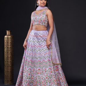 Bridesmaid Lehangas (New Collection) - Light Purplish