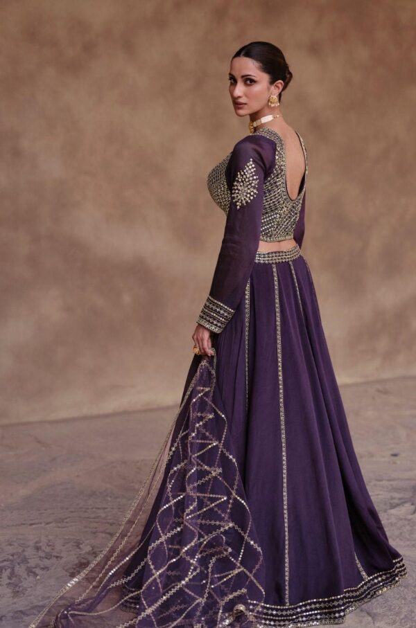 Bridesmaid Lehangas (New Collection) - Plum Purple