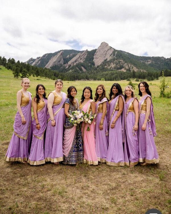 Bridesmaid Lehangas (New Collection) - Purple