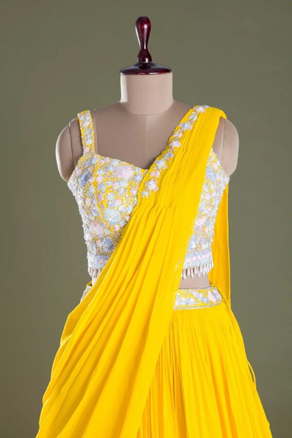 Bridesmaid Lehangas (New Collection) - Yellow - Image 2