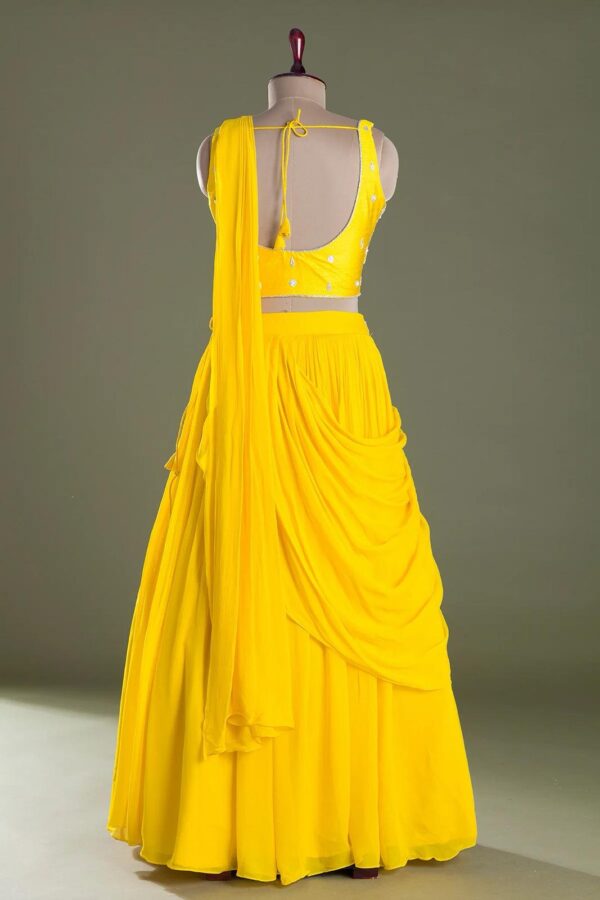 Bridesmaid Lehangas (New Collection) - Yellow - Image 4