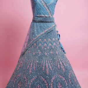 Engagement Lehangas (2024 Collection) - Baby Blue