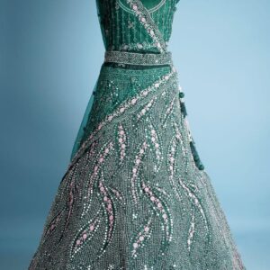 Engagement Lehangas (2024 Collection) - Dark Green