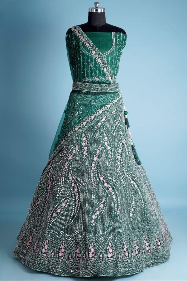 Engagement Lehangas (2024 Collection) - Dark Green