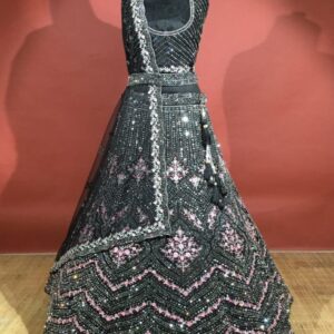 Engagement Lehangas (2024 Collection) - Dark Grey
