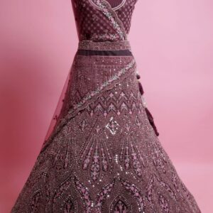Engagement Lehangas (2024 Collection) - Dark Pink