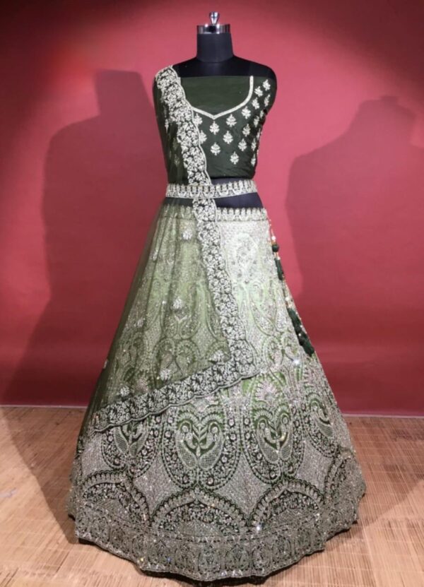 Engagement Lehangas (2024 Collection) - Dull Green
