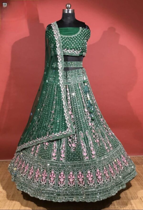 Engagement Lehangas (2024 Collection) - Emrald Green