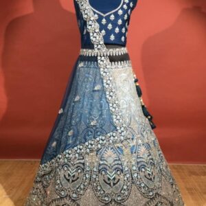 Engagement Lehangas (2024 Collection) - Navy Blue