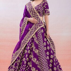 Engagement Lehangas (2024 Collection) - Purple