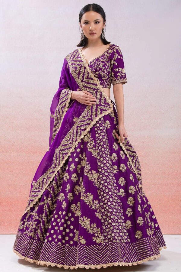 Engagement Lehangas (2024 Collection) - Purple