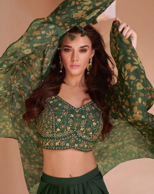 Mehndi Dress (2024 Collection) - Dark Green