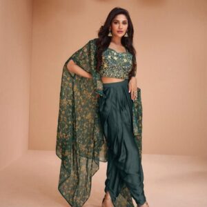 Mehndi Dress (2024 Collection) - Greenish
