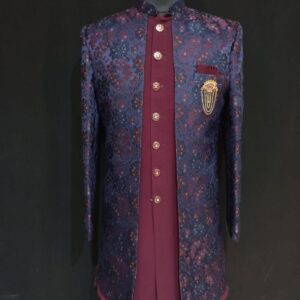 Mens Wear (New Collection) 2024 - Maroon with Blue