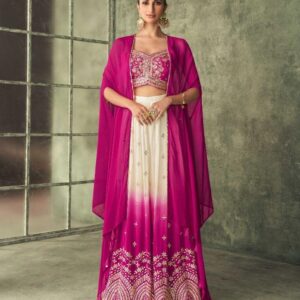 Omnama Exclusive (2024 Collection) - Dark Pink with Off White