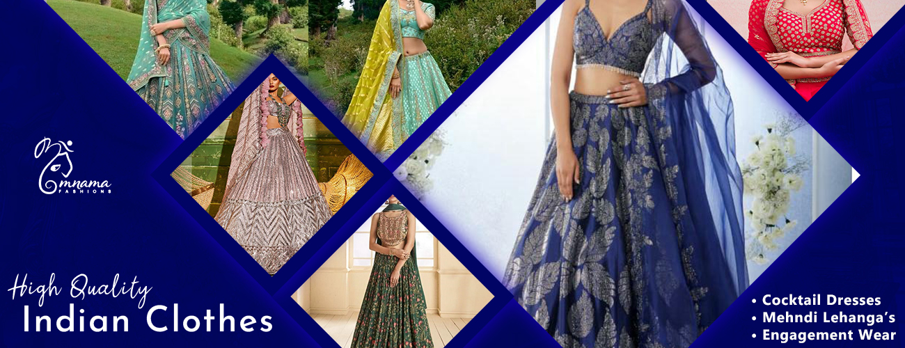 Omnama Fashions (Website Banner 2) - BLUE