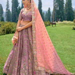 Partywear Lehanga (2024 Collection) - Light Purple