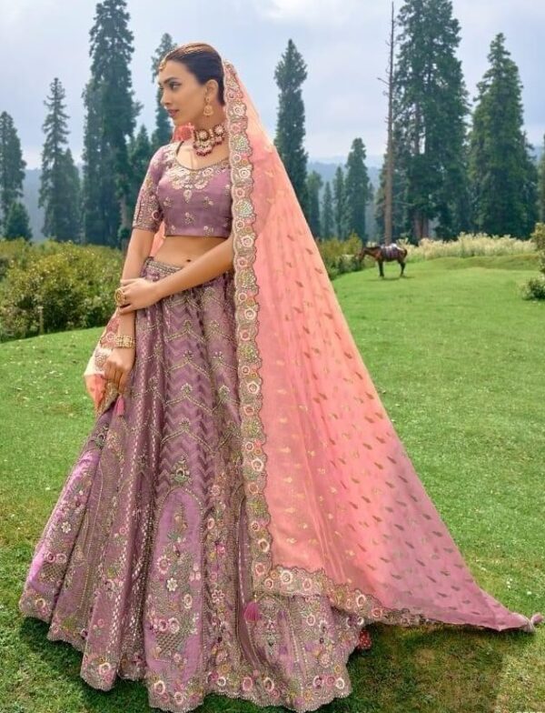 Partywear Lehanga (2024 Collection) - Light Purple